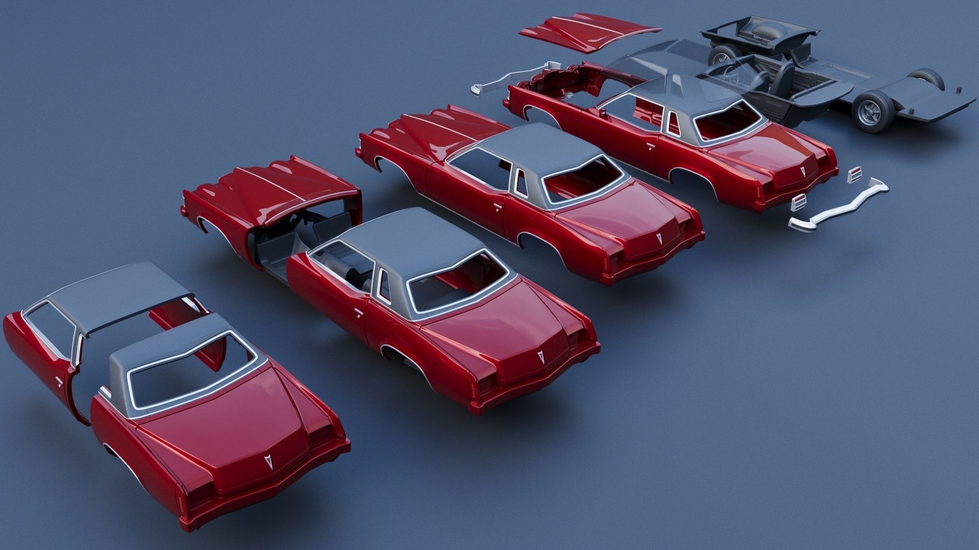 Pontiac Grand Prix 1973 3D print model_15