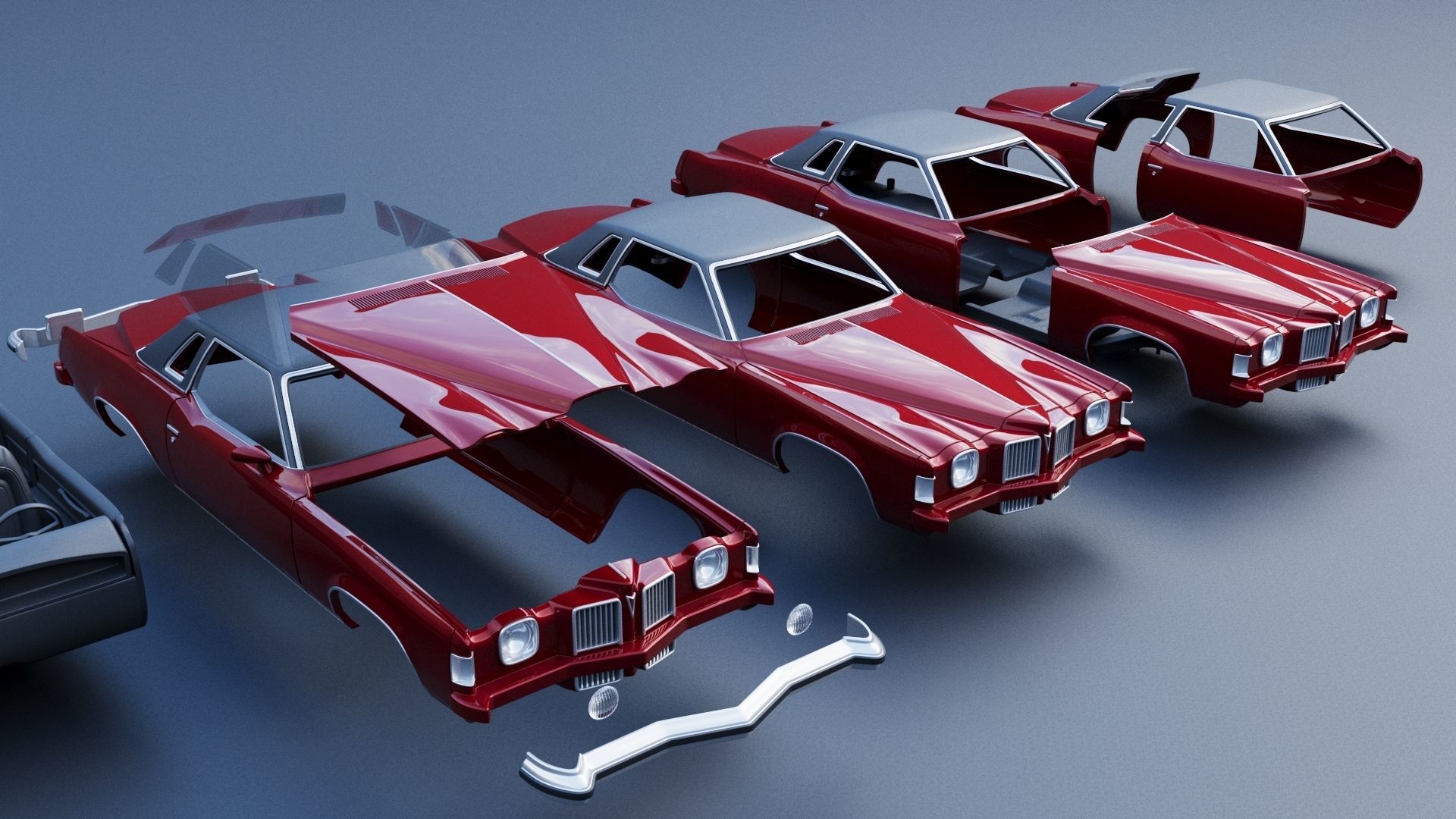 Pontiac Grand Prix 1973 3D print model_17