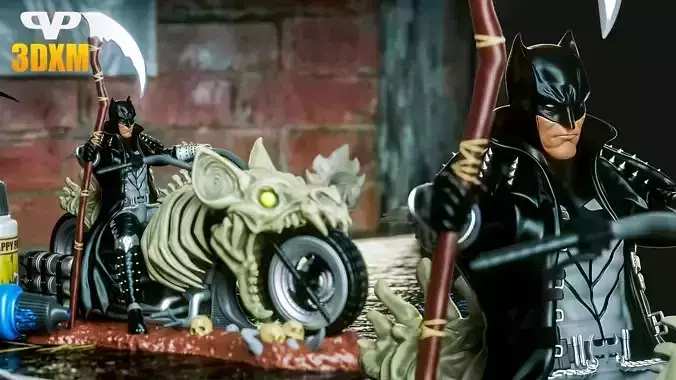 Batman Death Metal STL for 3D Printing