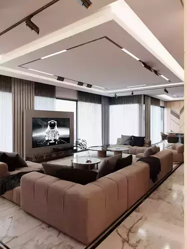 Entrance Living - Apartment 007 -3dmax Vray Vantage