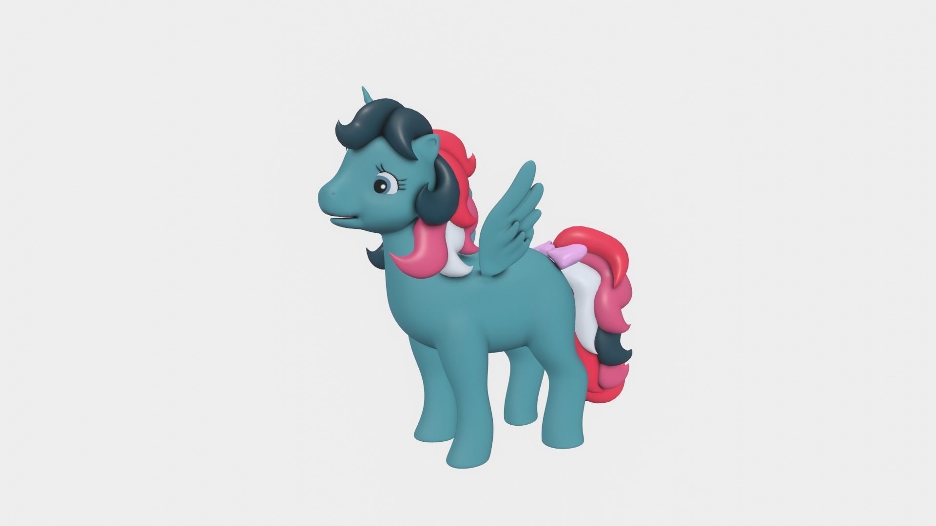 My little pony 90s original series fully rigged 3D model_2