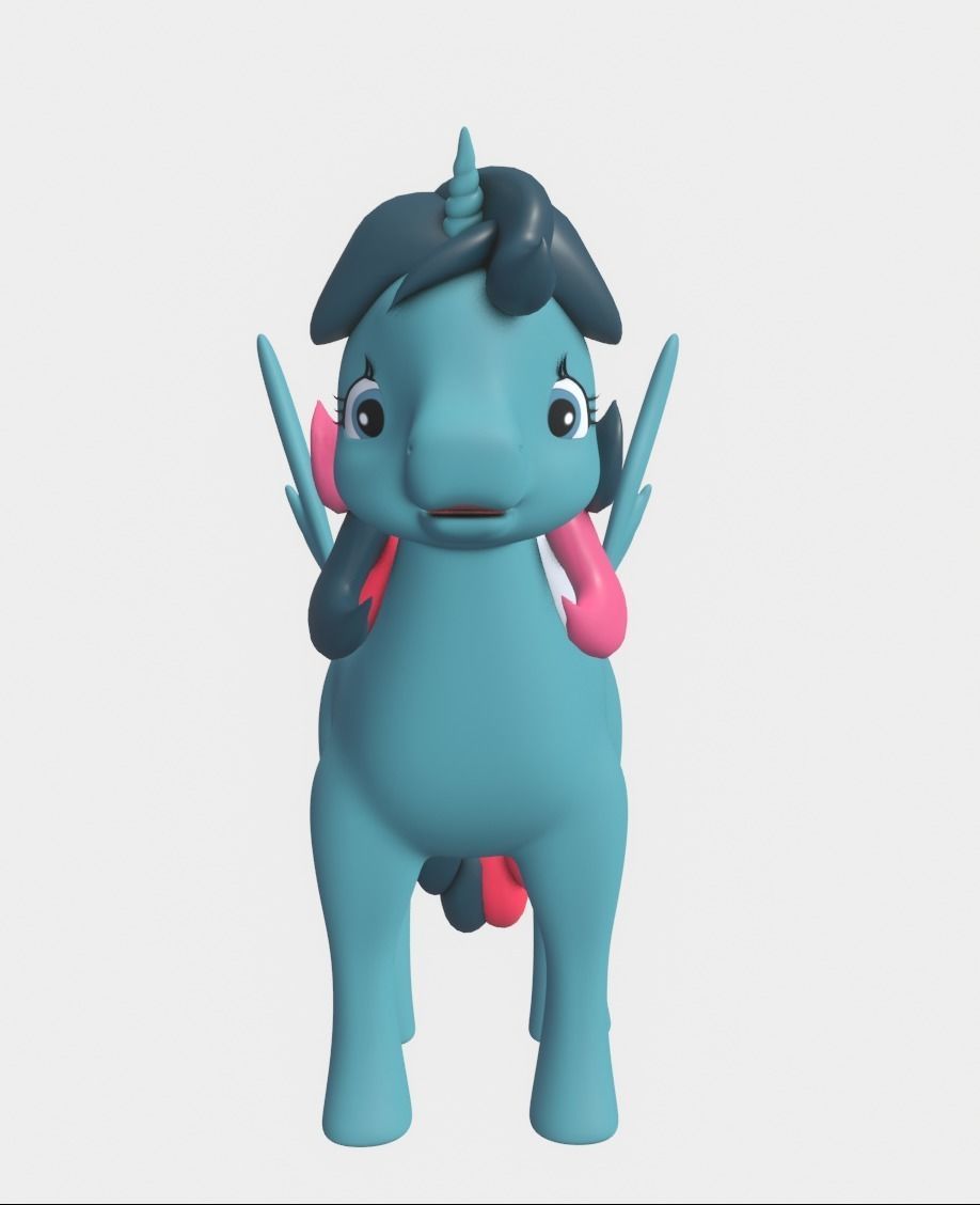 My little pony 90s original series fully rigged 3D model_5