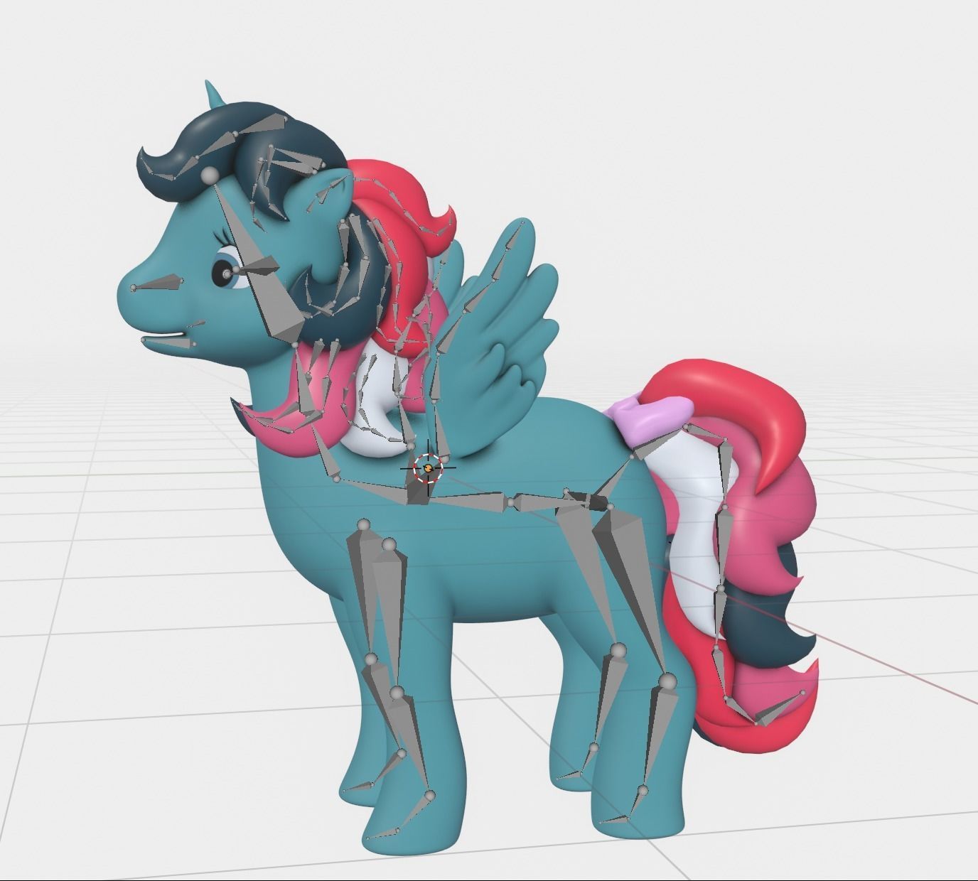 My little pony 90s original series fully rigged 3D model_4