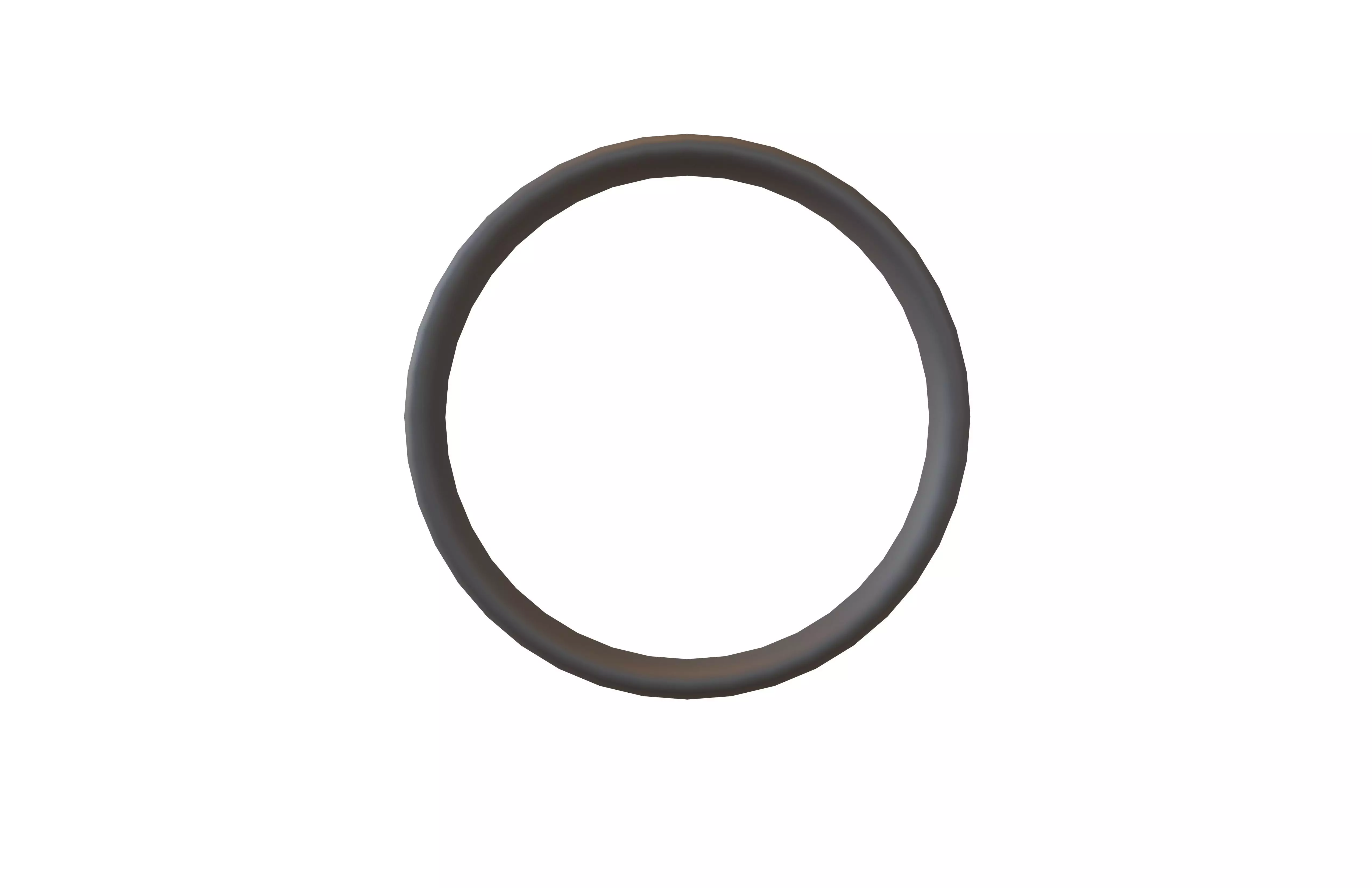 Suzhou Numerals Zero symbol  V1 001 Low-poly 3D model_0