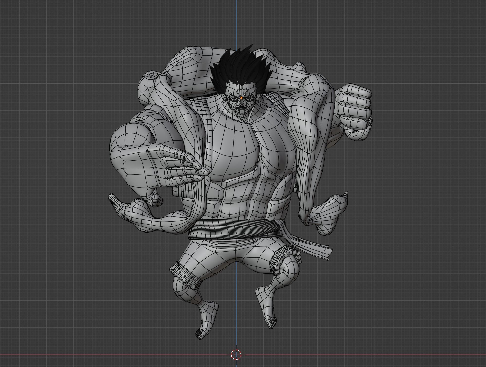 Luffy Gear4 - One Piece 3D model_9
