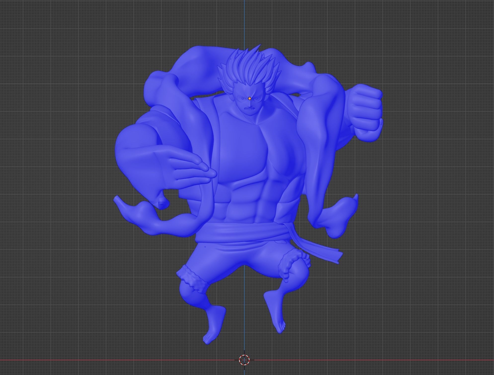 Luffy Gear4 - One Piece 3D model_14