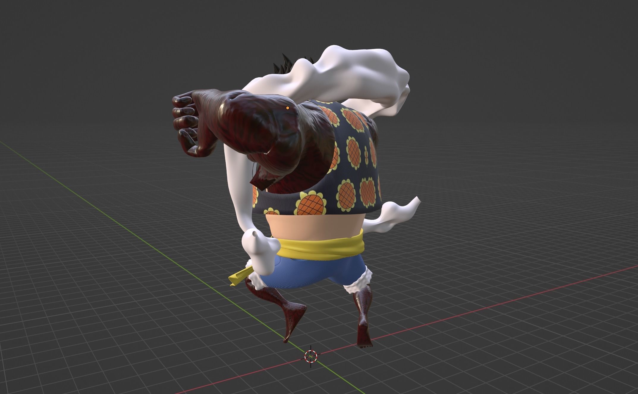 Luffy Gear4 - One Piece 3D model_6