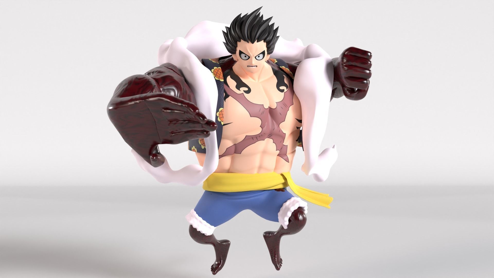 Luffy Gear4 - One Piece 3D model_3