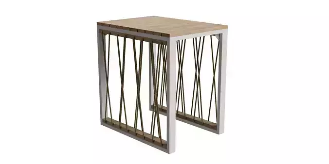 Acacia Wood Outdoor Side Table
