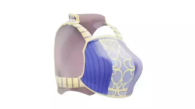 Stylized Crop Top  3D model