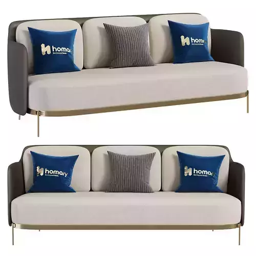  Mid Century Upholstered Sofa by Homary