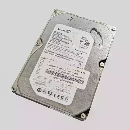 HARDISK SEAGATE LOW POLY - DIRTY 