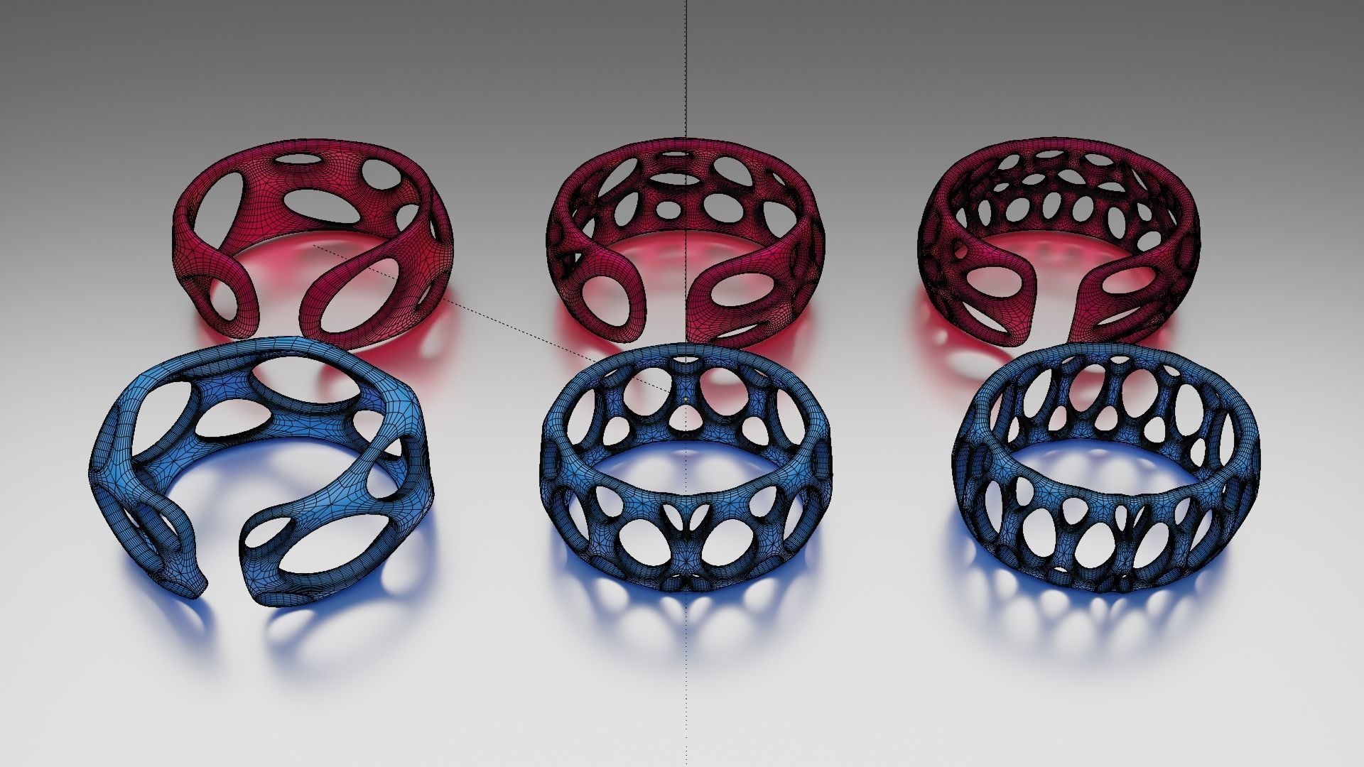 Smooth Pattern Bracelets Jewelry 3D print model_17