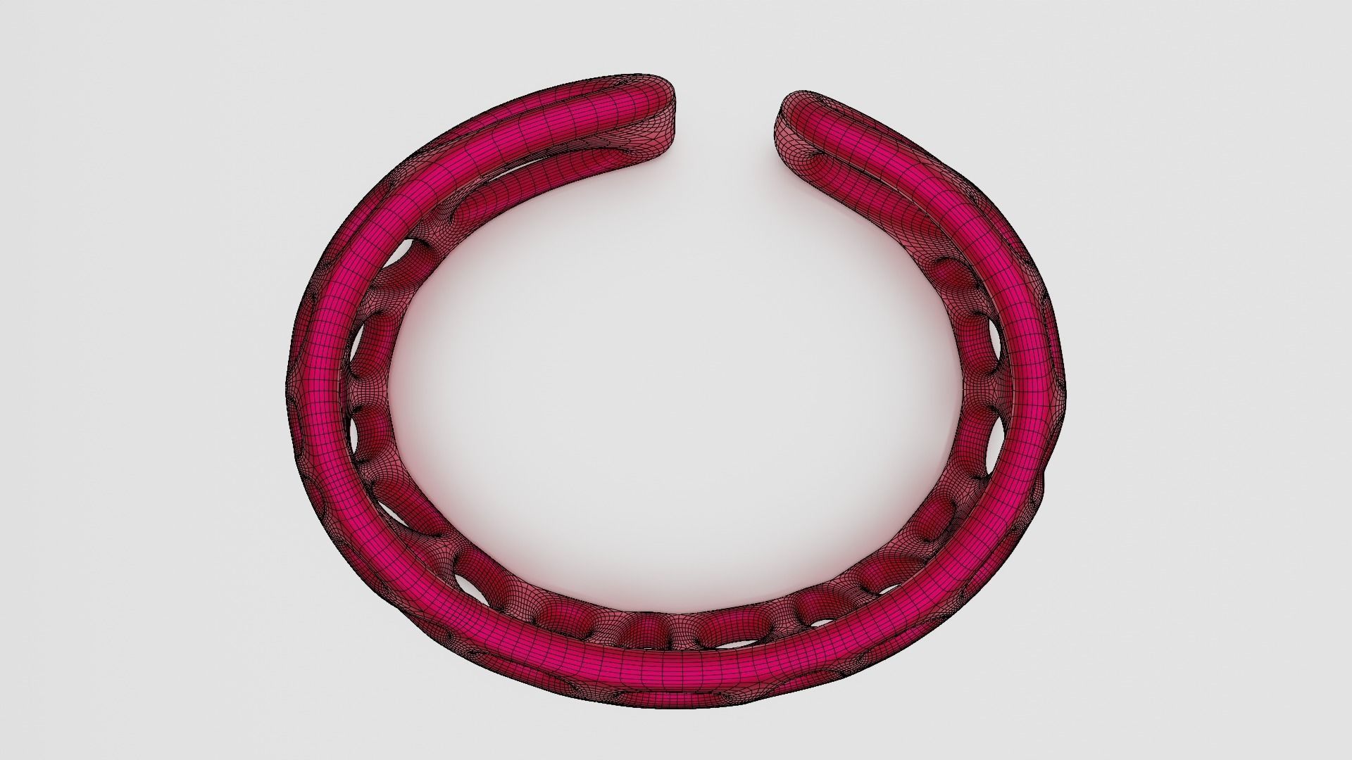 Smooth Pattern Bracelets Jewelry 3D print model_59