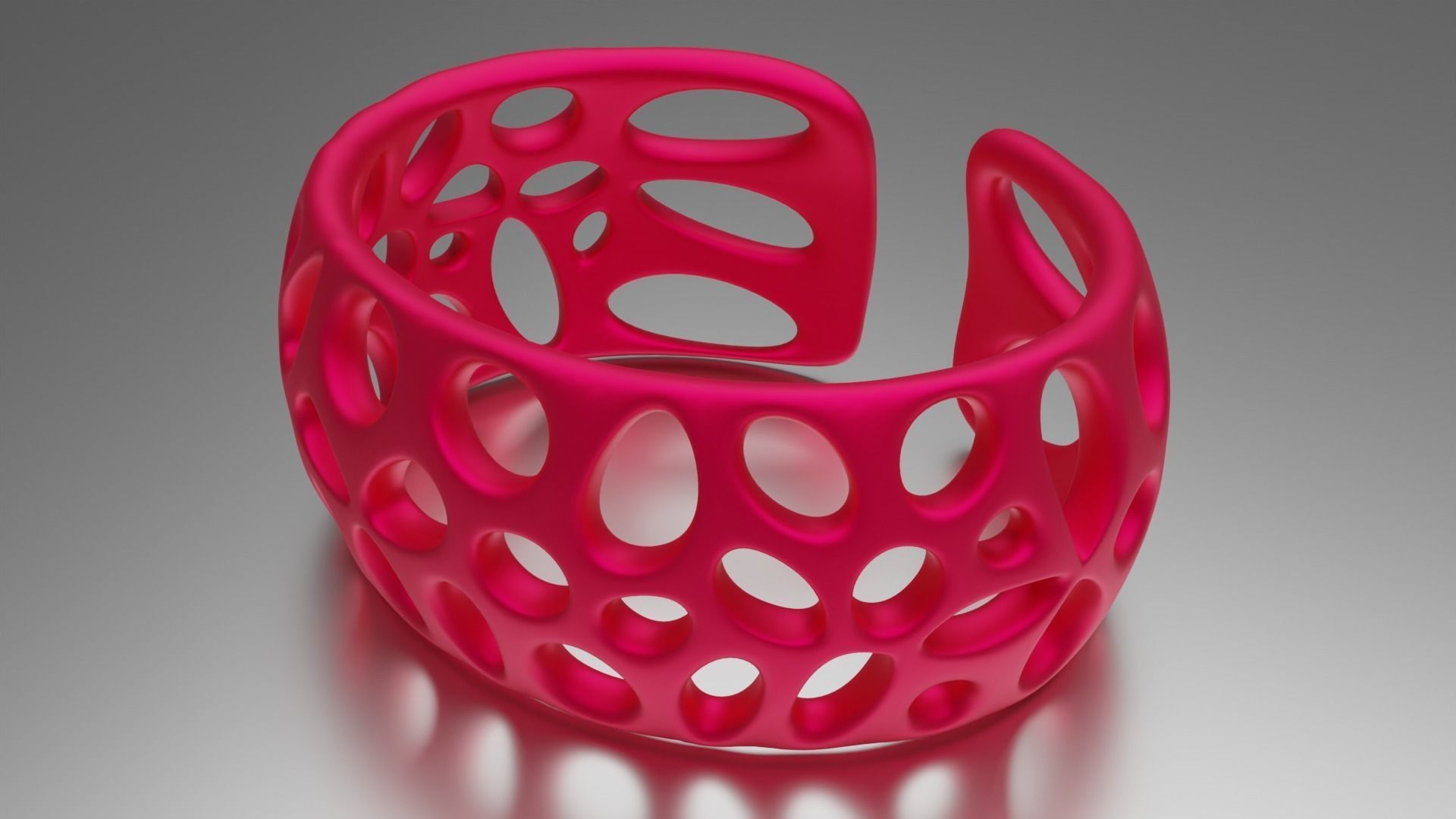 Smooth Pattern Bracelets Jewelry 3D print model_52
