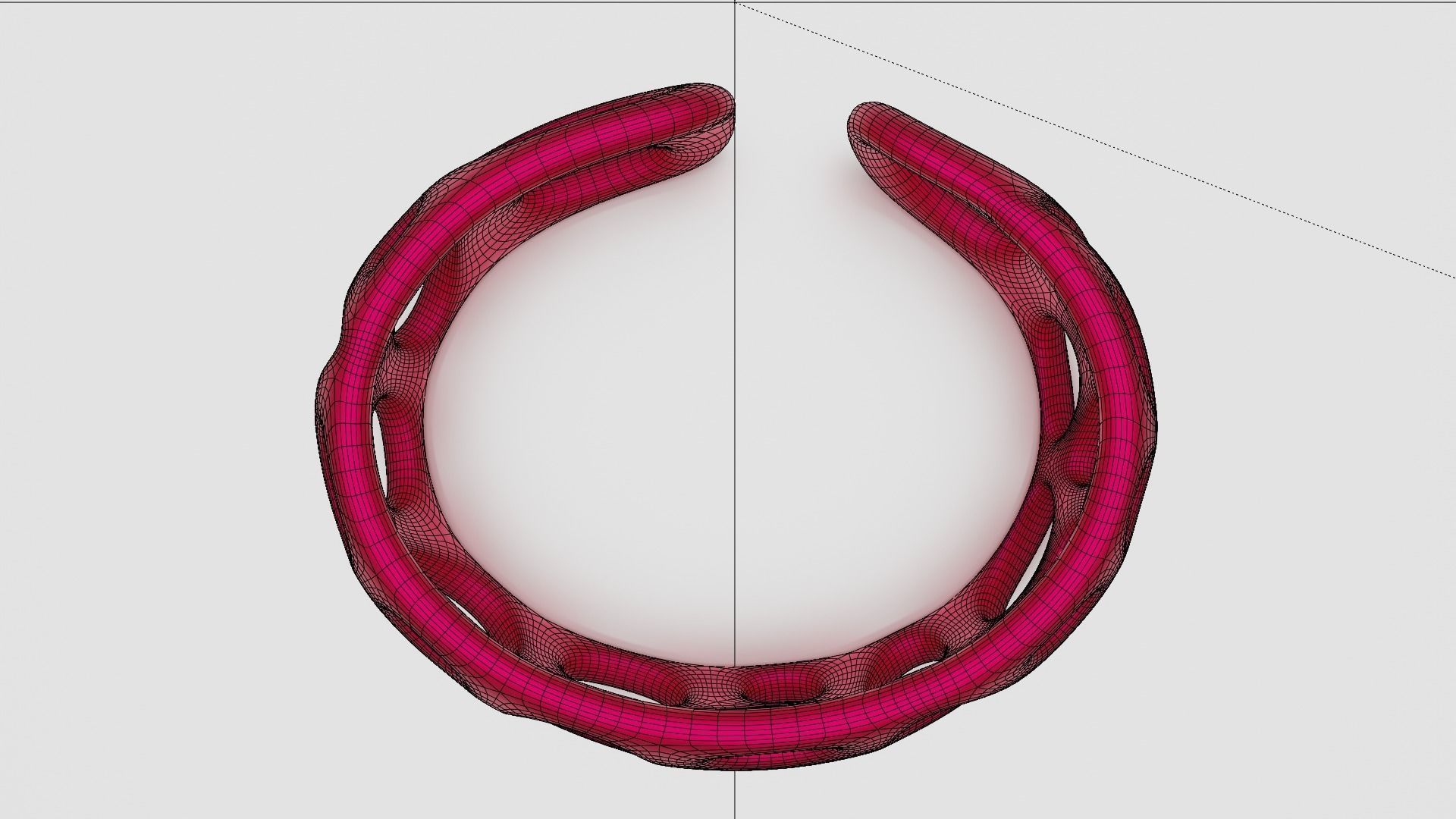 Smooth Pattern Bracelets Jewelry 3D print model_43