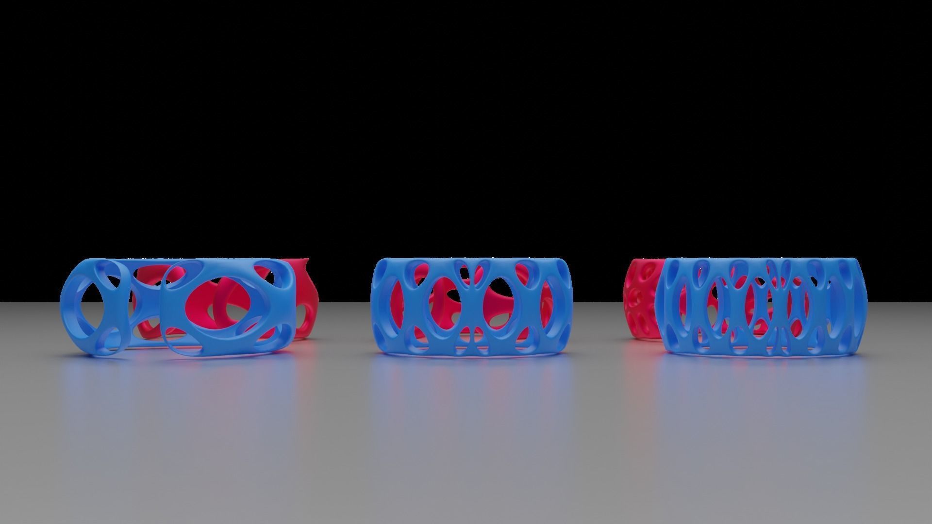 Smooth Pattern Bracelets Jewelry 3D print model_18