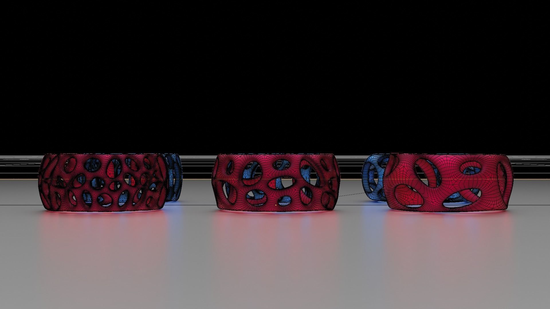 Smooth Pattern Bracelets Jewelry 3D print model_11