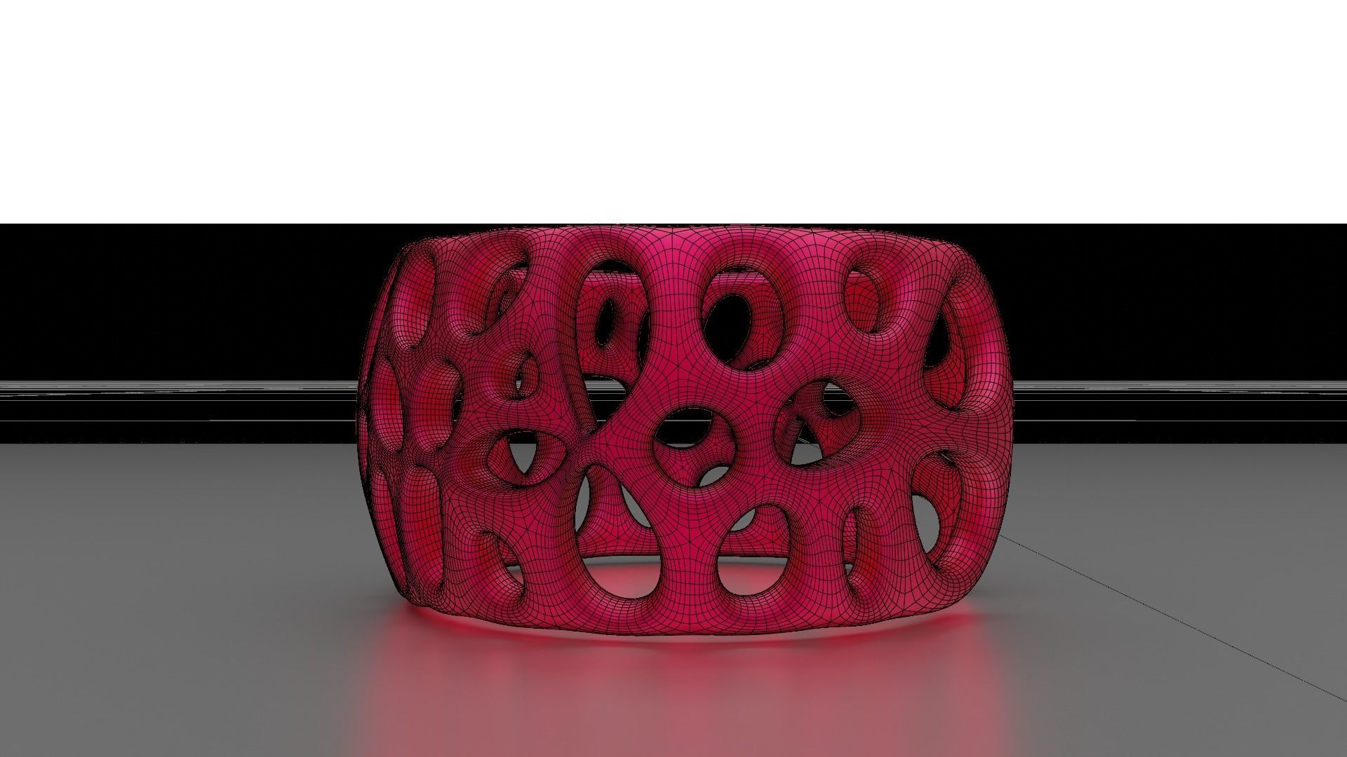 Smooth Pattern Bracelets Jewelry 3D print model_57