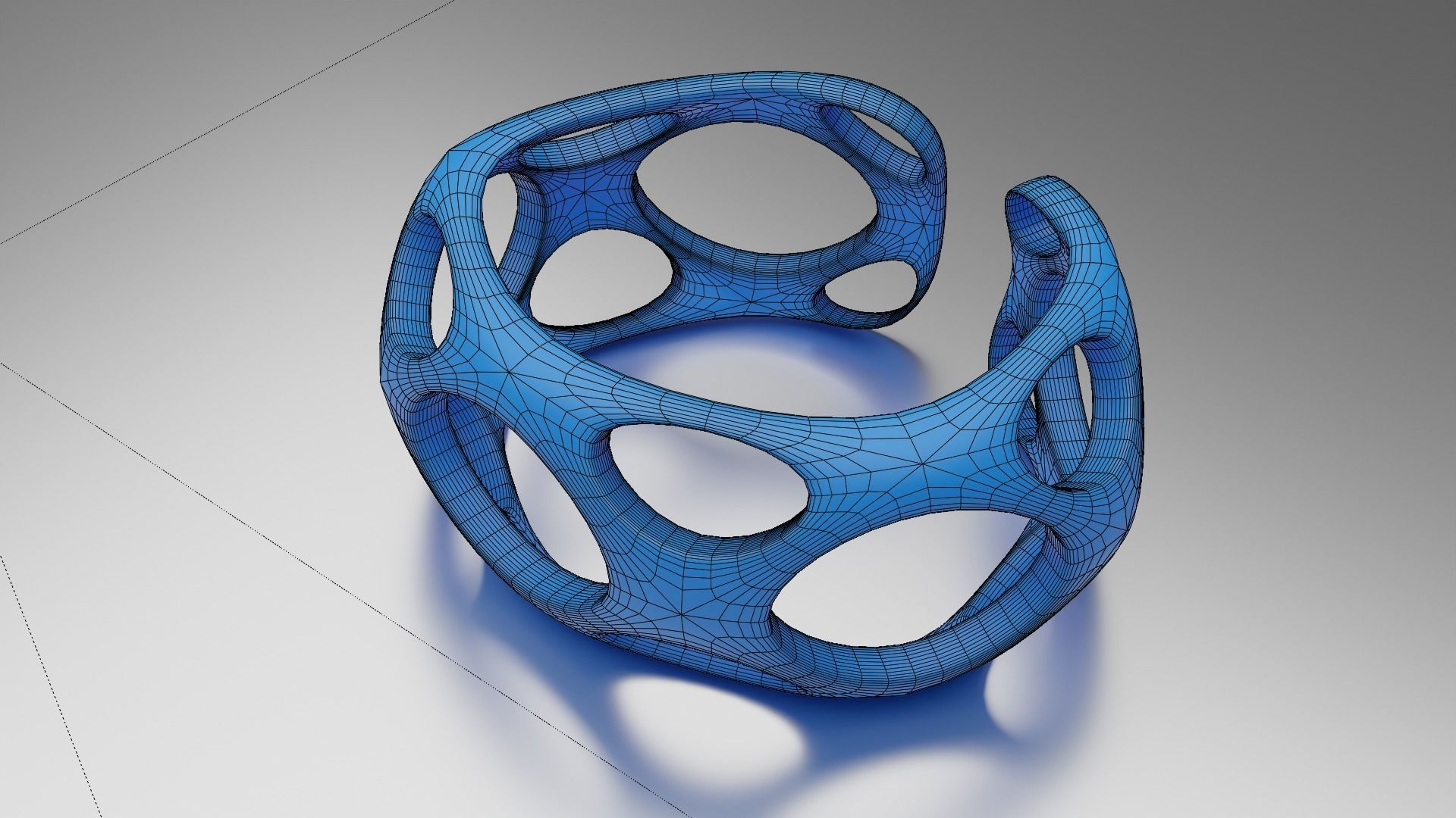 Smooth Pattern Bracelets Jewelry 3D print model_29