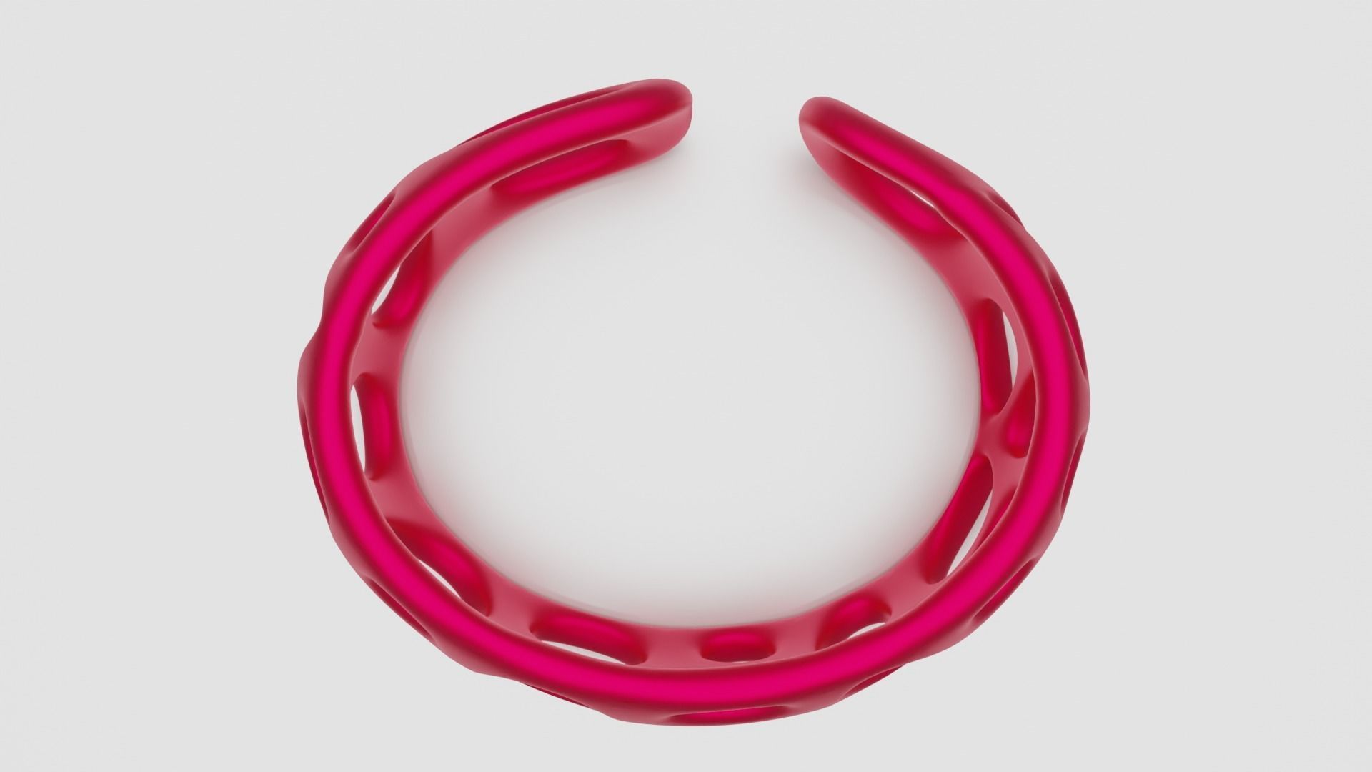 Smooth Pattern Bracelets Jewelry 3D print model_42