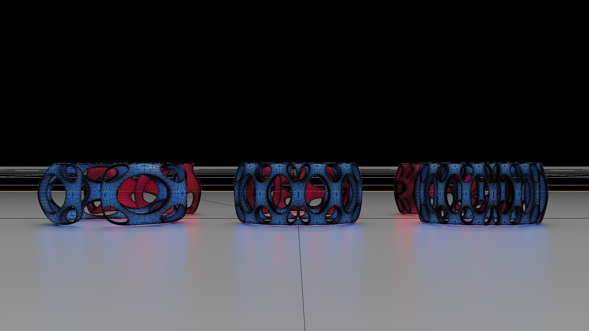 Smooth Pattern Bracelets Jewelry 3D print model_19