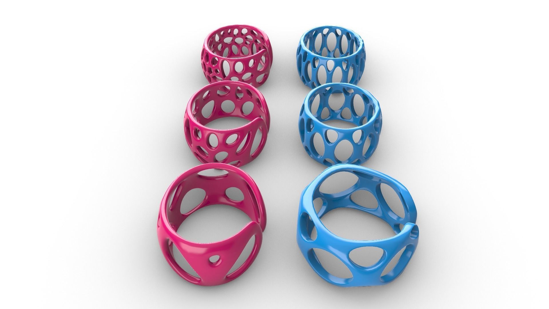 Smooth Pattern Bracelets Jewelry 3D print model_73