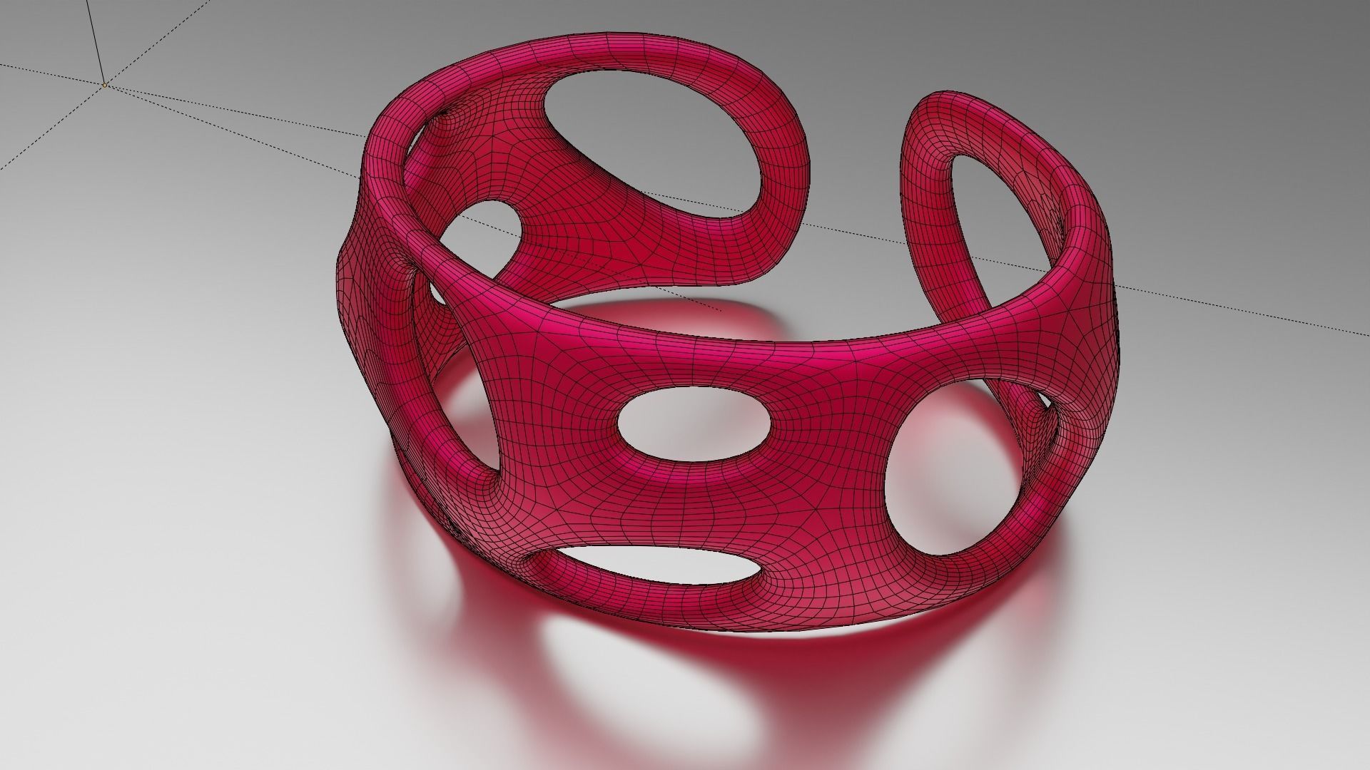 Smooth Pattern Bracelets Jewelry 3D print model_21