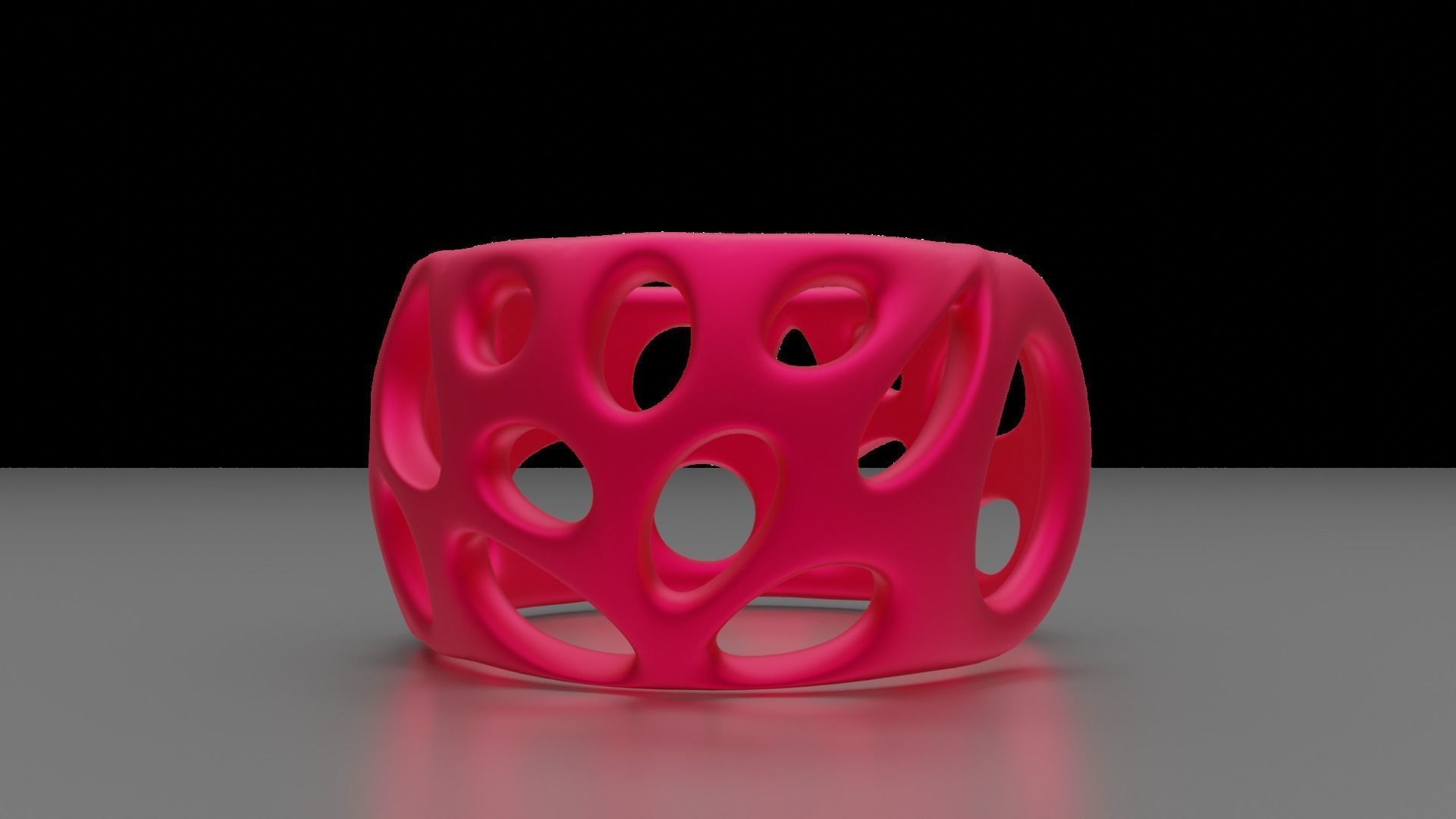 Smooth Pattern Bracelets Jewelry 3D print model_40
