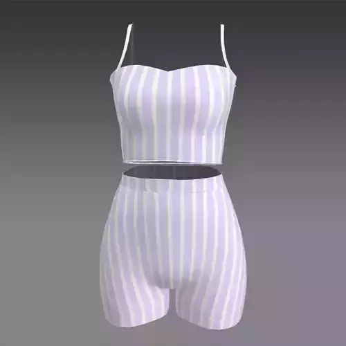 Pijamas purple  white lines look modern lilac and white look