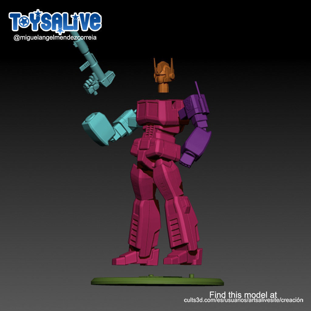 OPTIMUS PRIME STL MODEL 3D print model_7