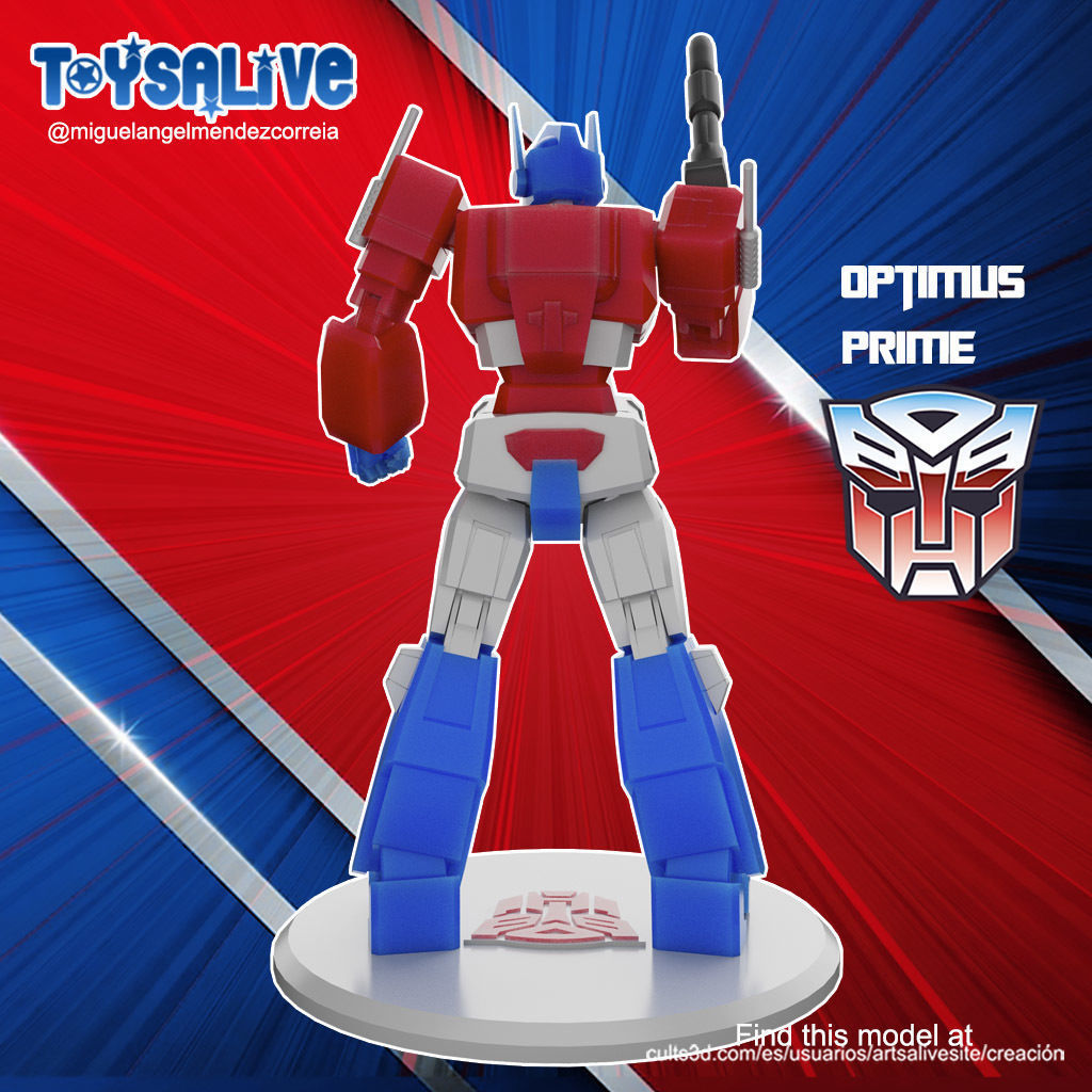 OPTIMUS PRIME STL MODEL 3D print model_3