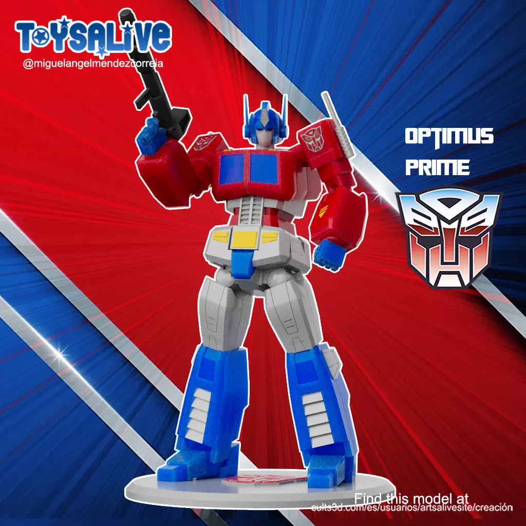 OPTIMUS PRIME STL MODEL 3D print model_0