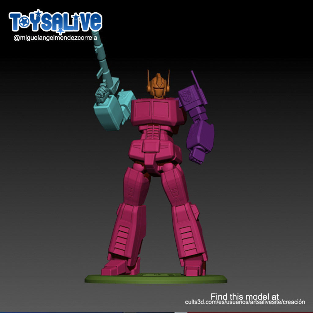 OPTIMUS PRIME STL MODEL 3D print model_5