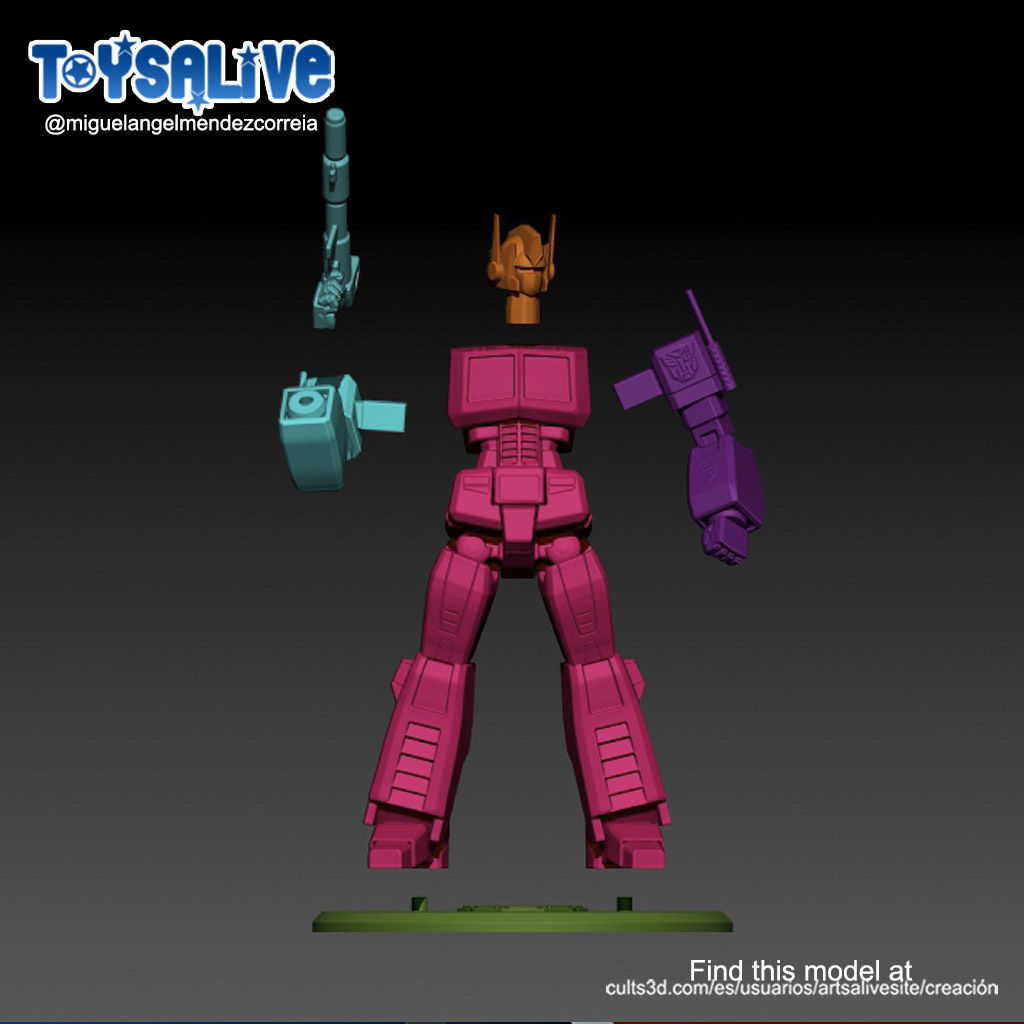 OPTIMUS PRIME STL MODEL 3D print model_6
