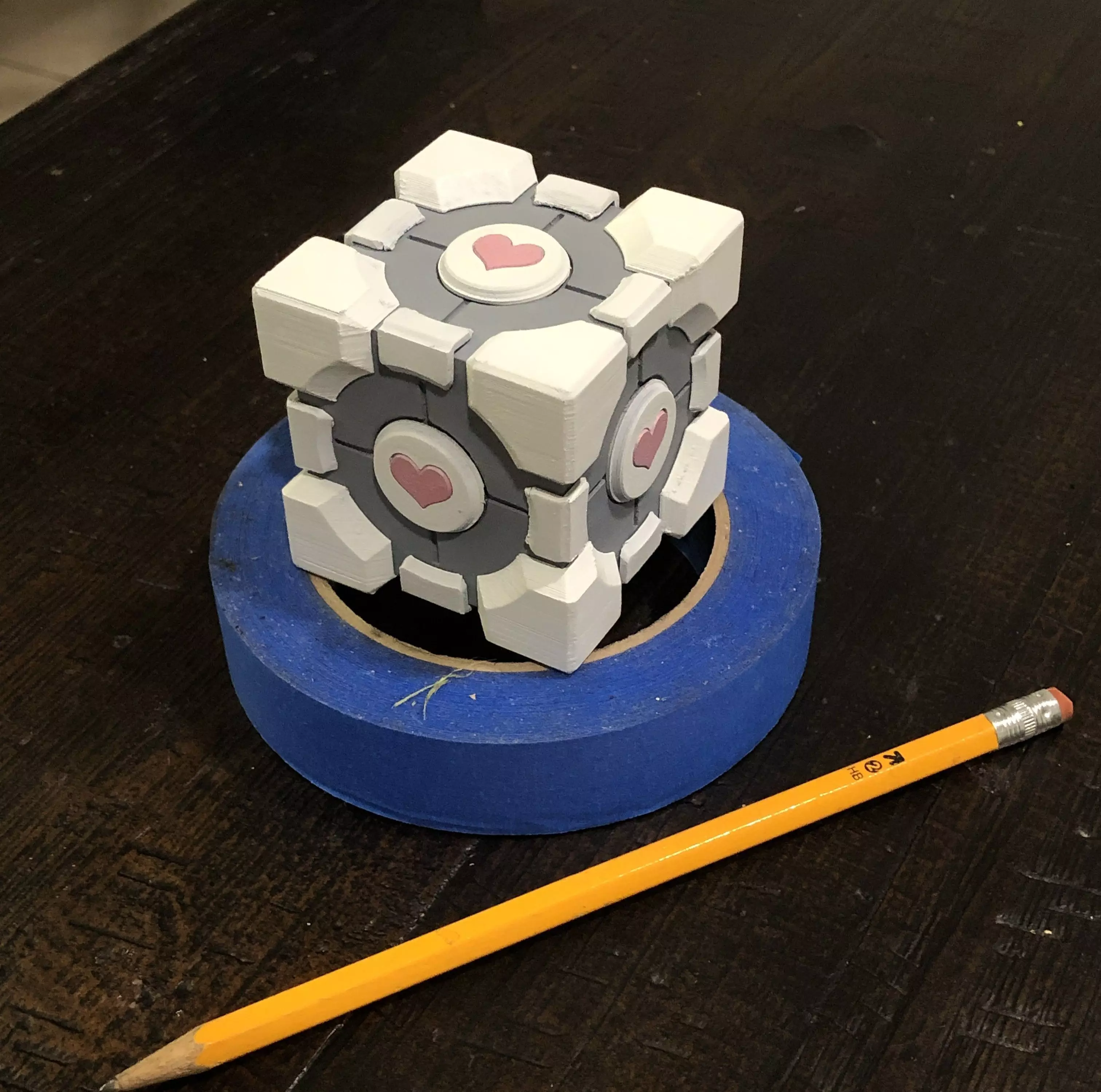 Portal Companion Cube 3D print model_0