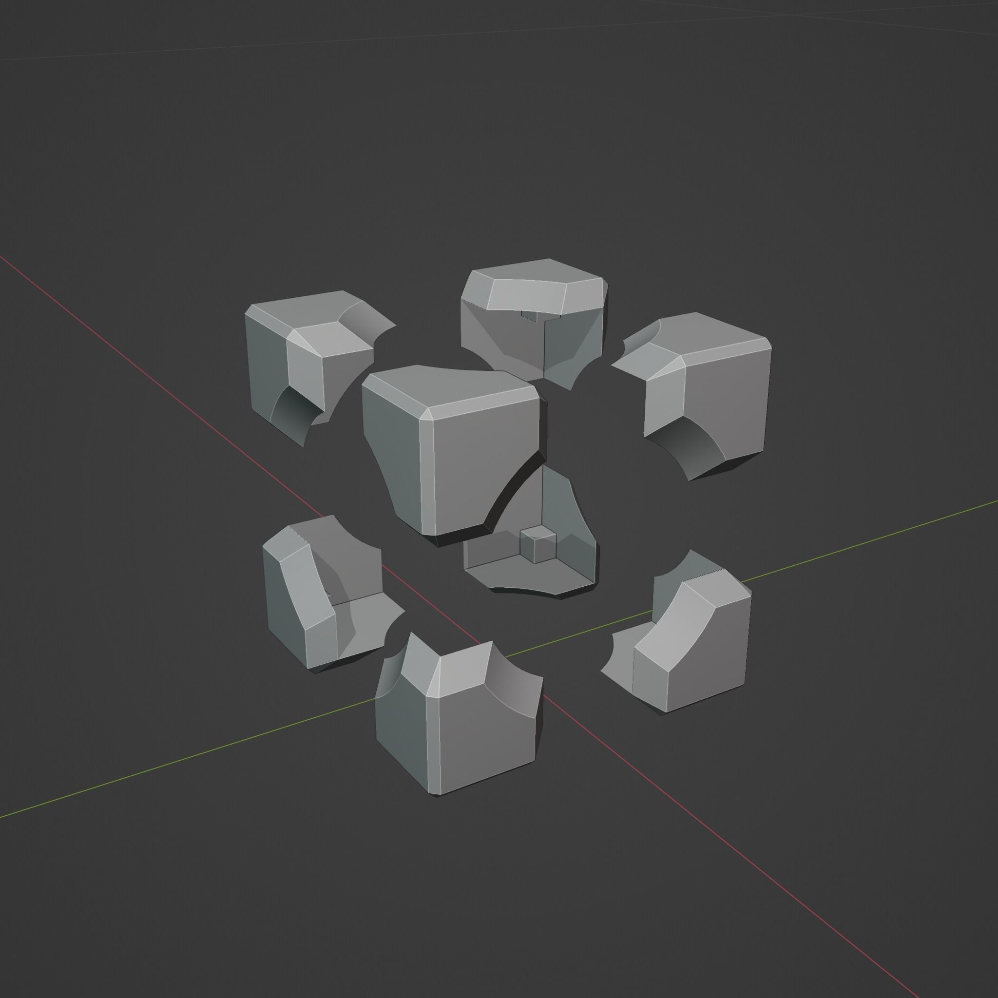 Portal Companion Cube 3D print model_4