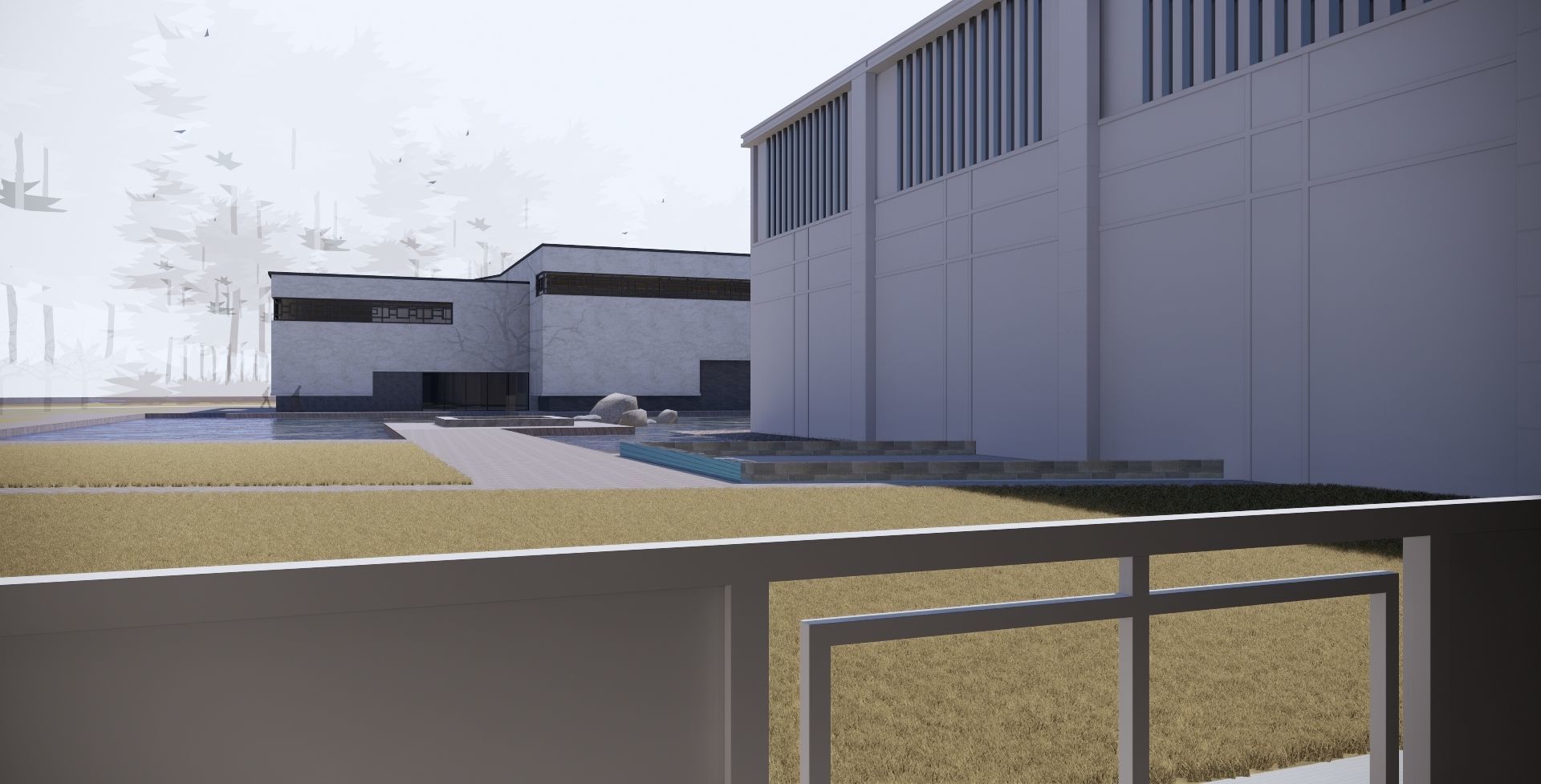 Memorial Museum Architectural Proposal - Remembrance 3D model_7