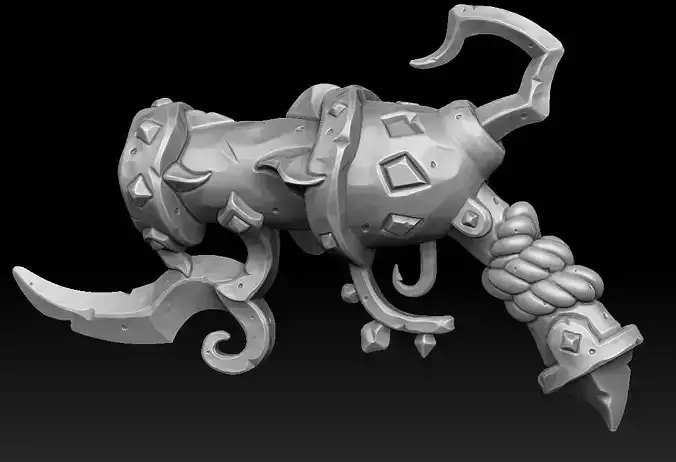 Pirate pistol 3d print