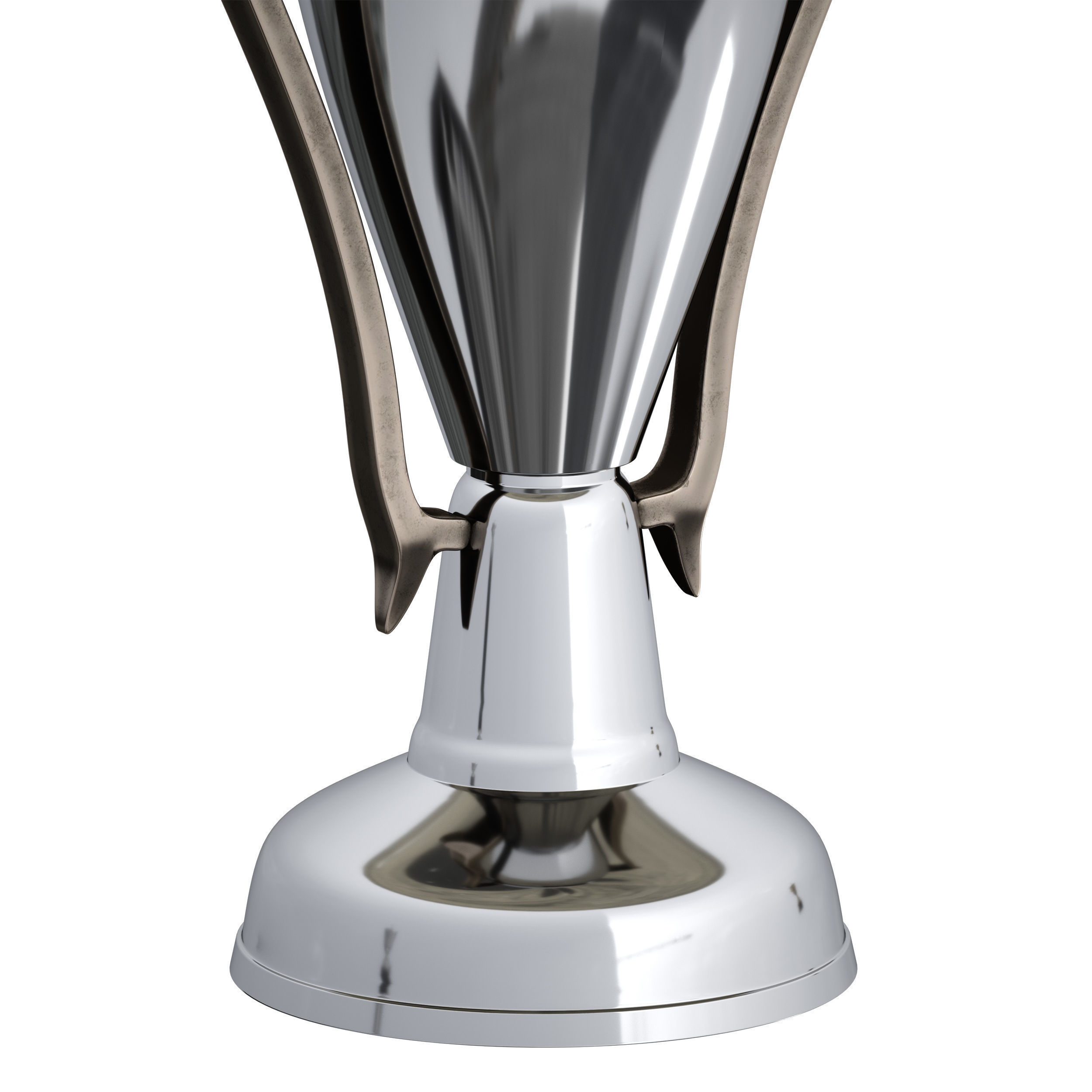 Sports award cup trophy Set of three cups 3D model_13