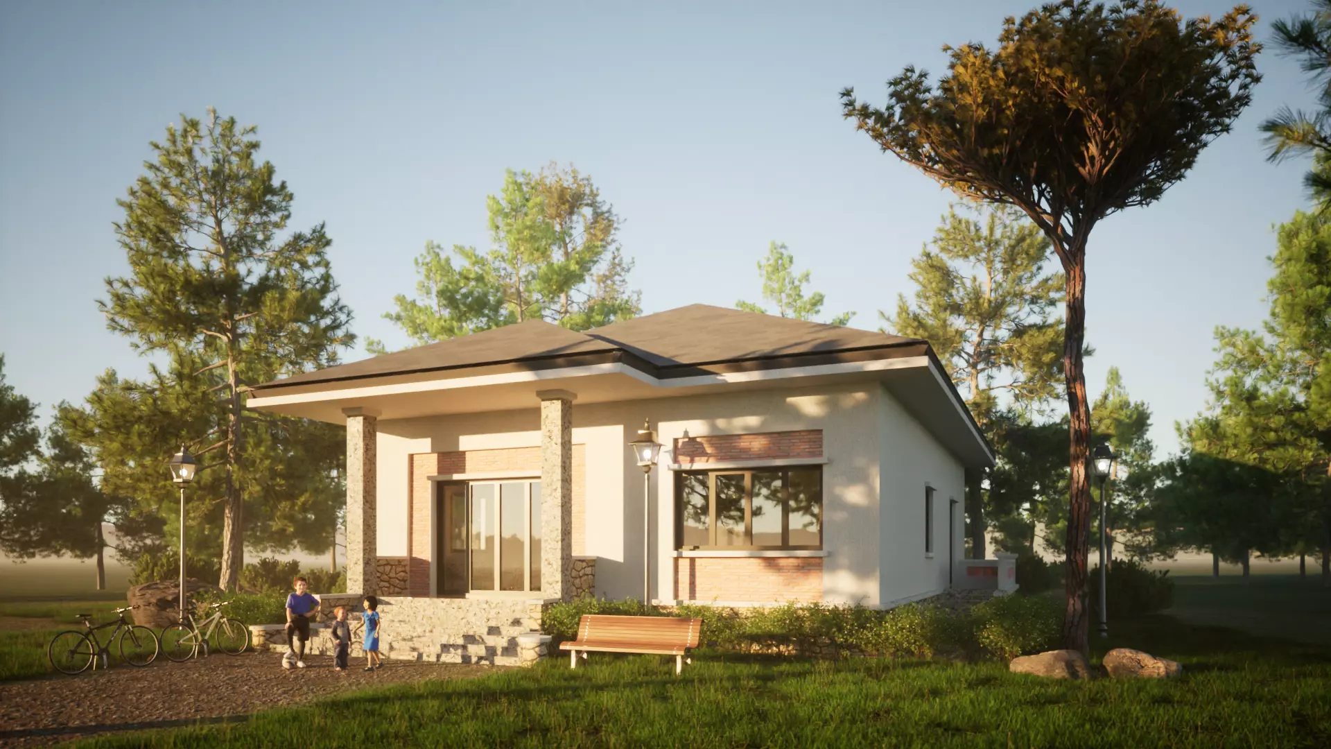 027Countryhouse1f155m2 3D model_0