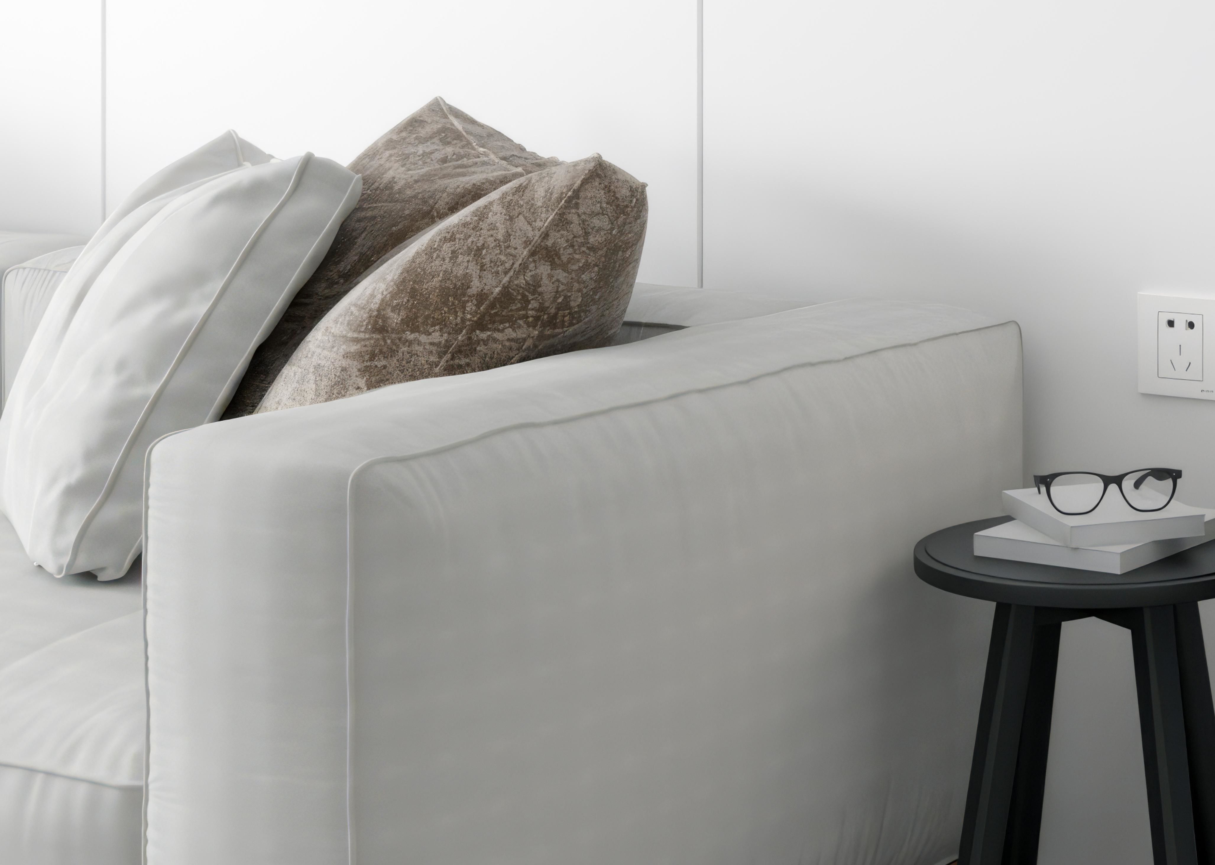 desk cup Coffee book lamp 3D model_1