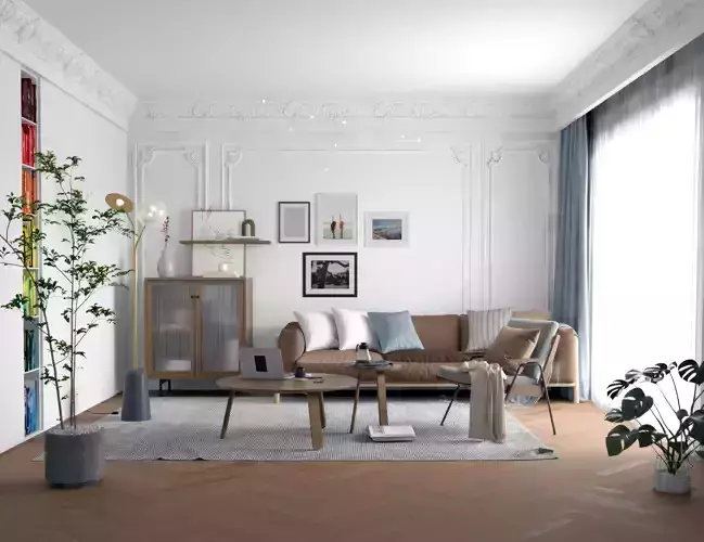 living Nordic room