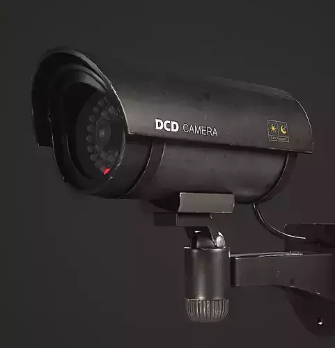 CCTV Surveillance Camera Low-poly 3D model