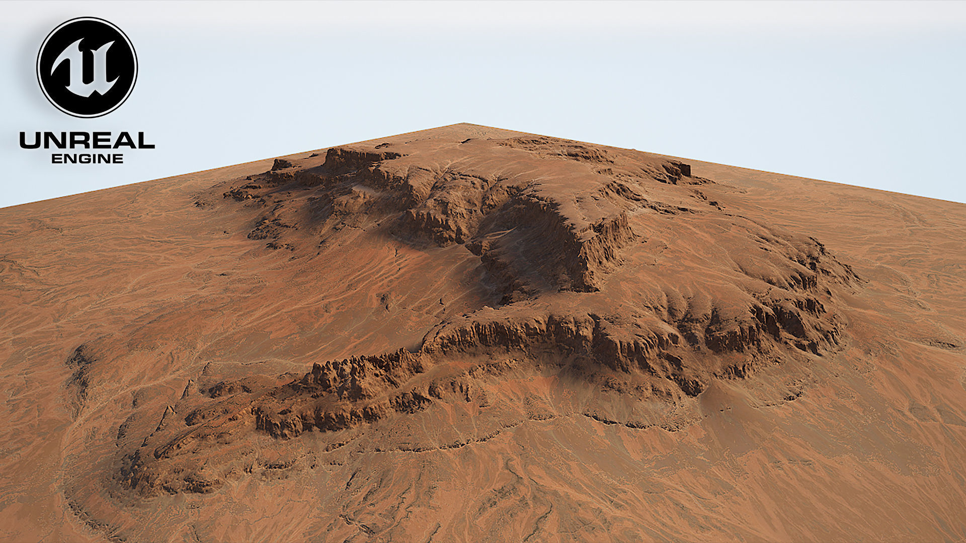 Desert Plateau Large Version 3 3D model_13