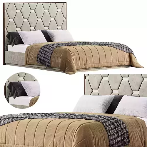 Manzi bed by Evanista 3D model