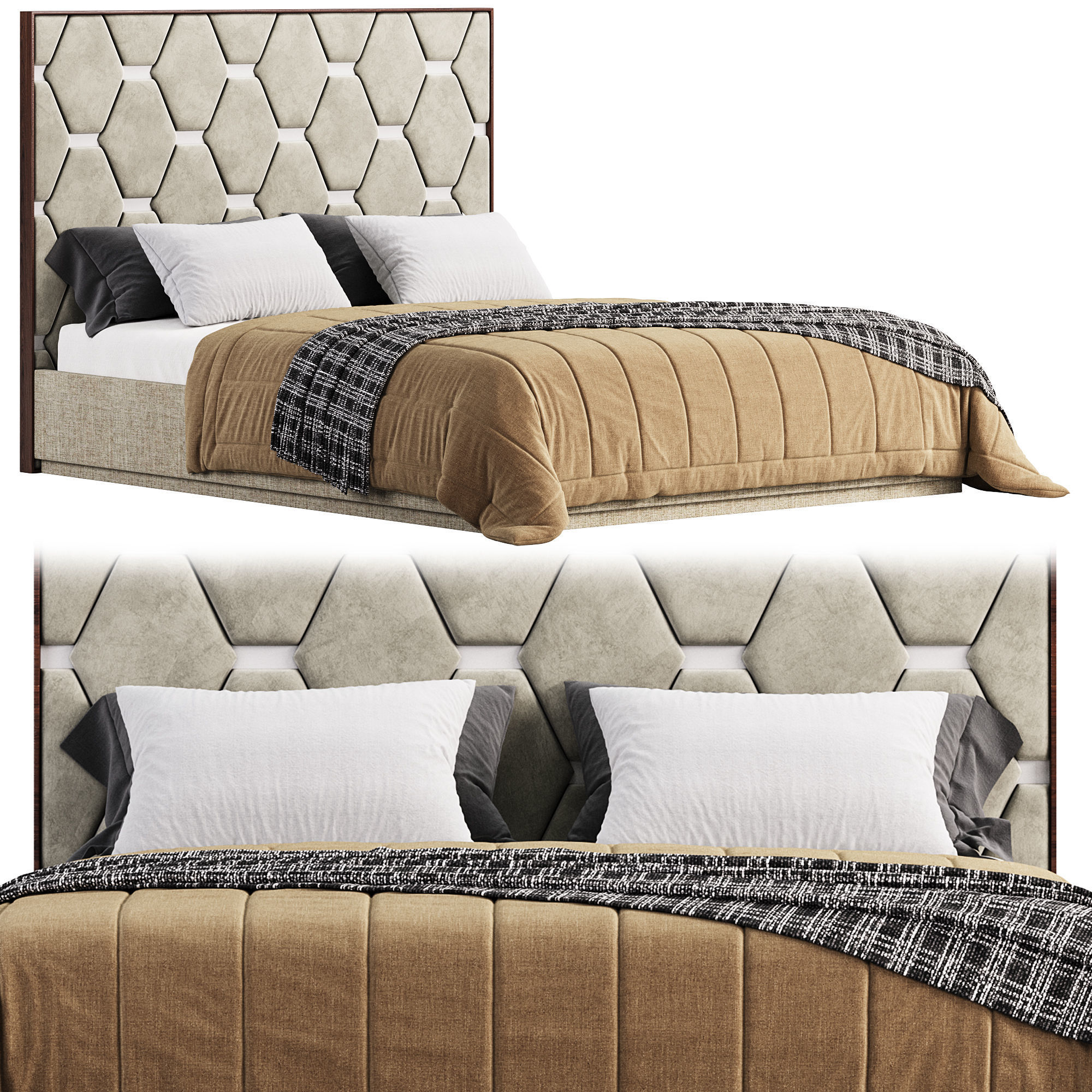 Manzi bed by Evanista 3D model_1