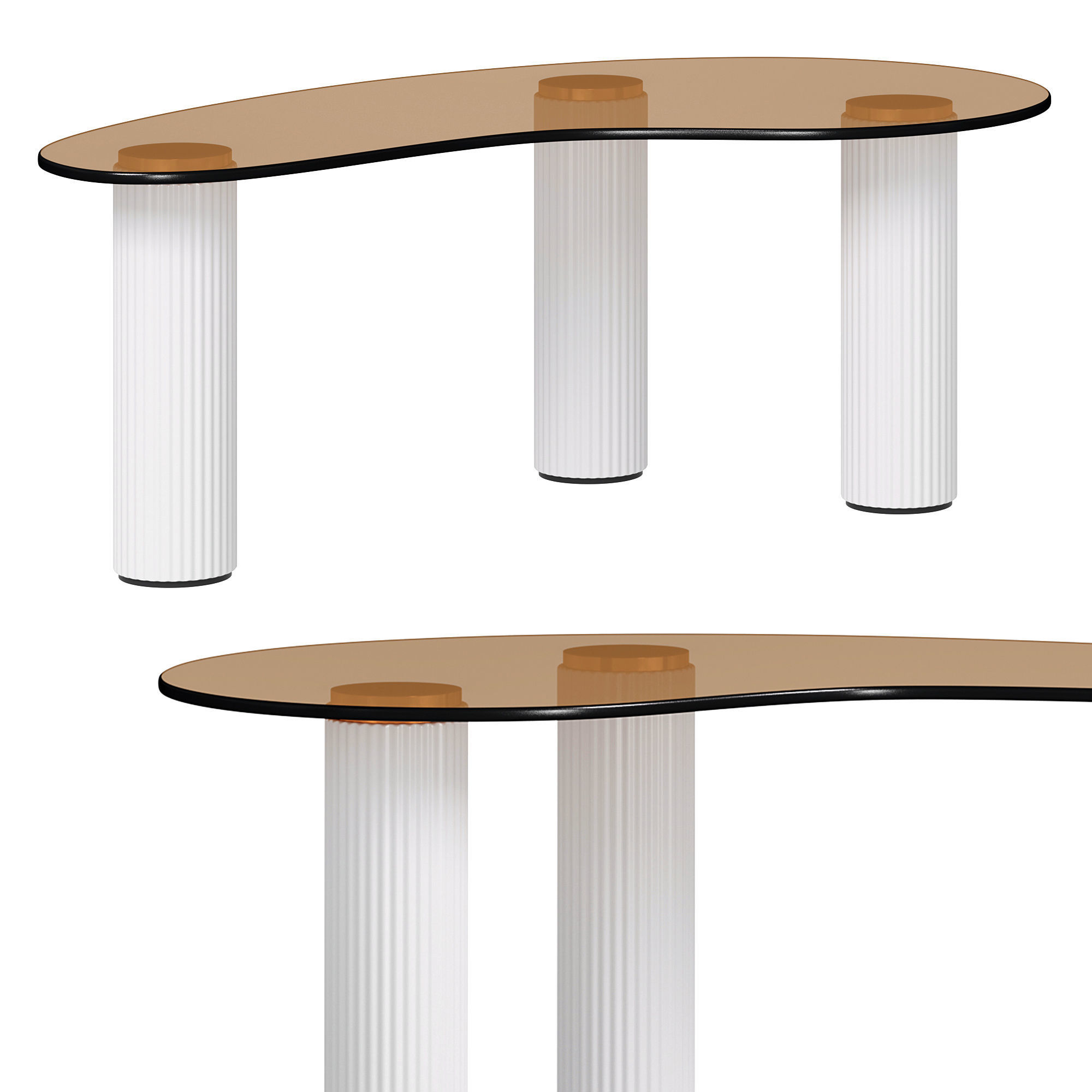 Modern coffee table by Homary 3D model_2