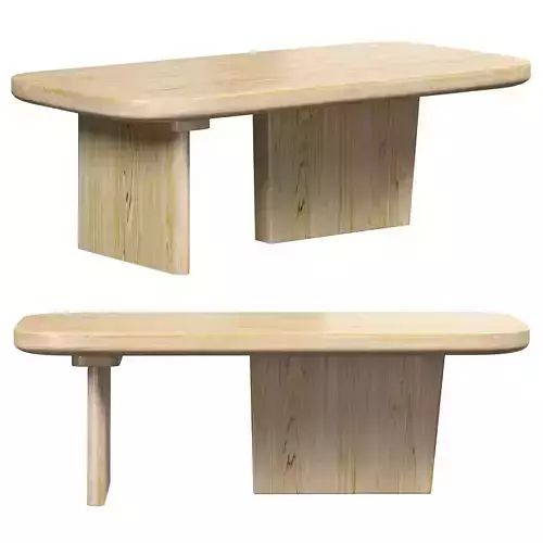 Wood coffee table by Homary