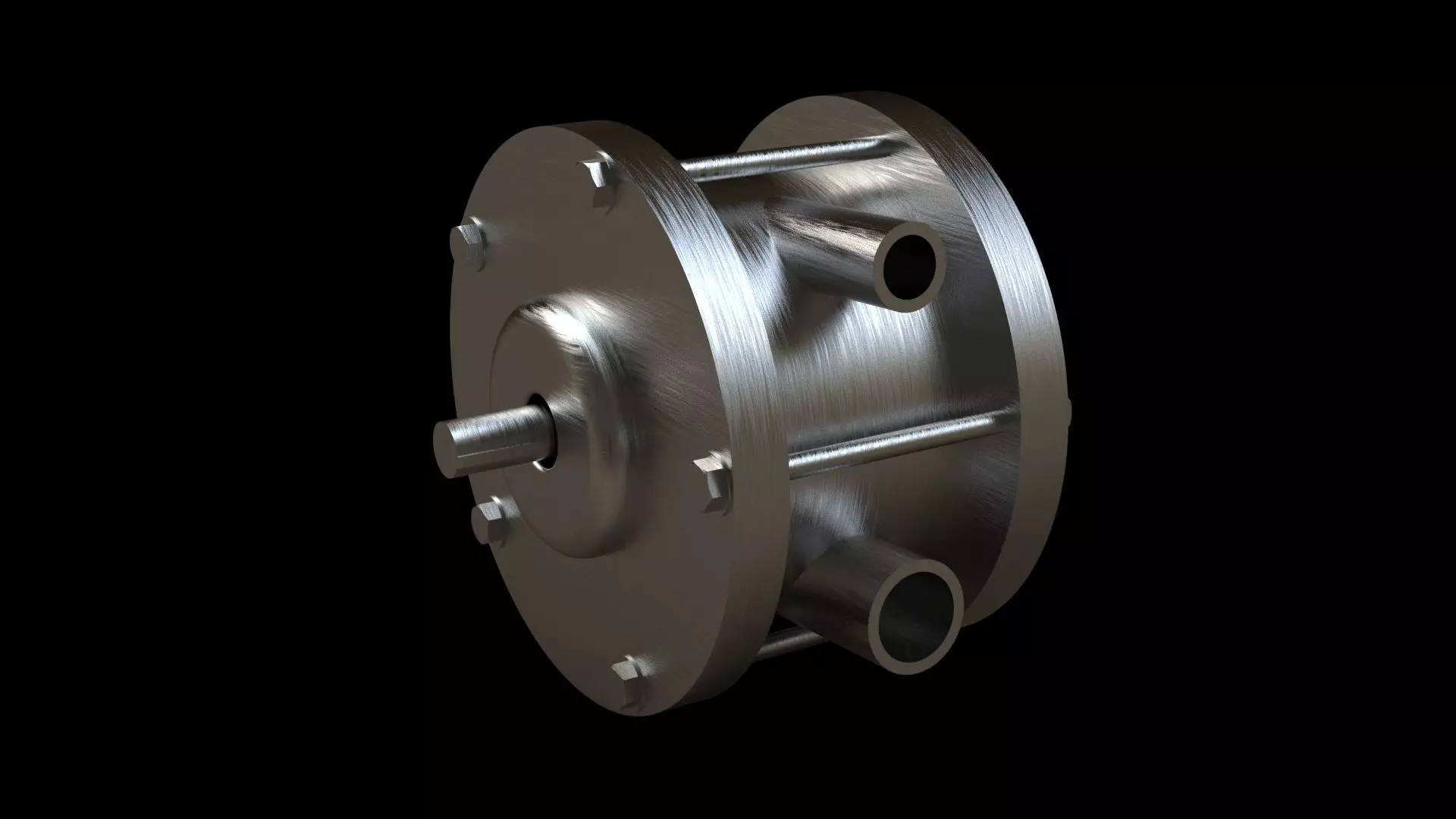 Air Motor 3D model_0